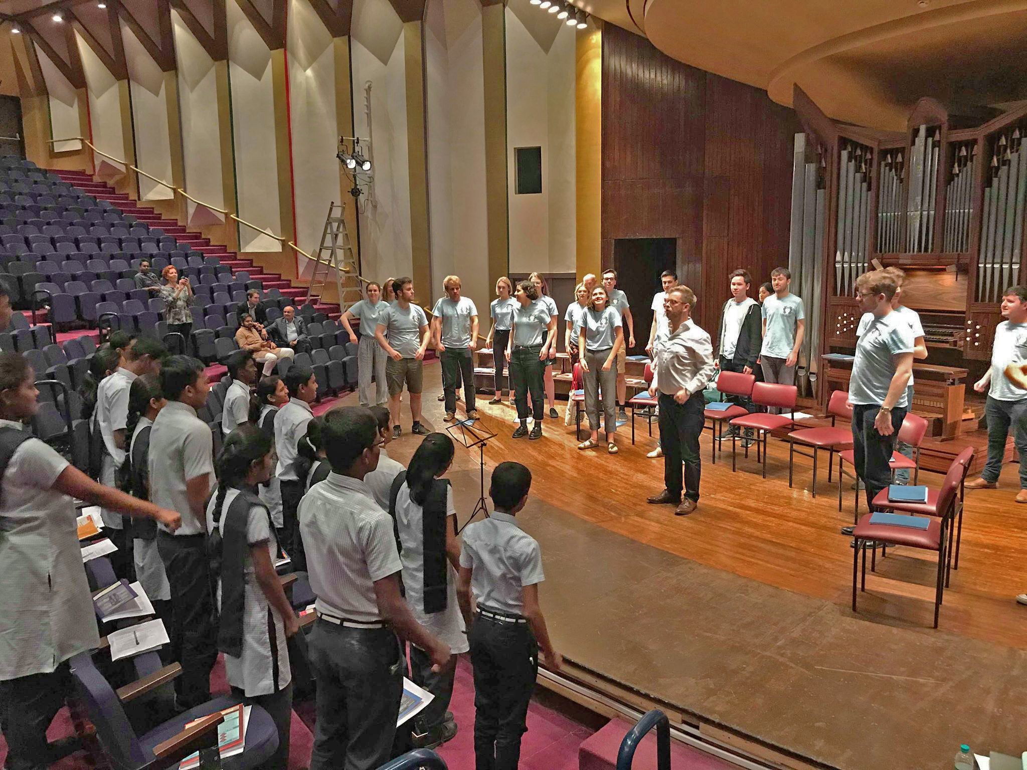 About Chapel Choir Tour India Tour Karta Students Workshop