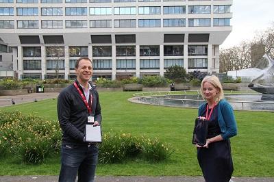 Dr Joel Meyer with Life Lines co-founder Professor Louise Rose