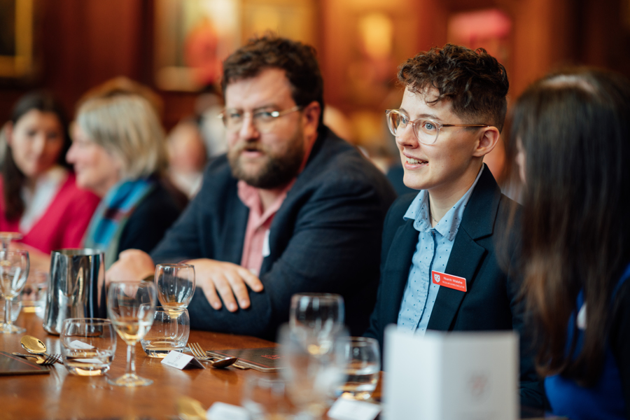 It is always a highlight of our year to welcome you back for the Supporters' lunch so that we and the students you support can say thank you. Photo (c) Oxford Atelier
