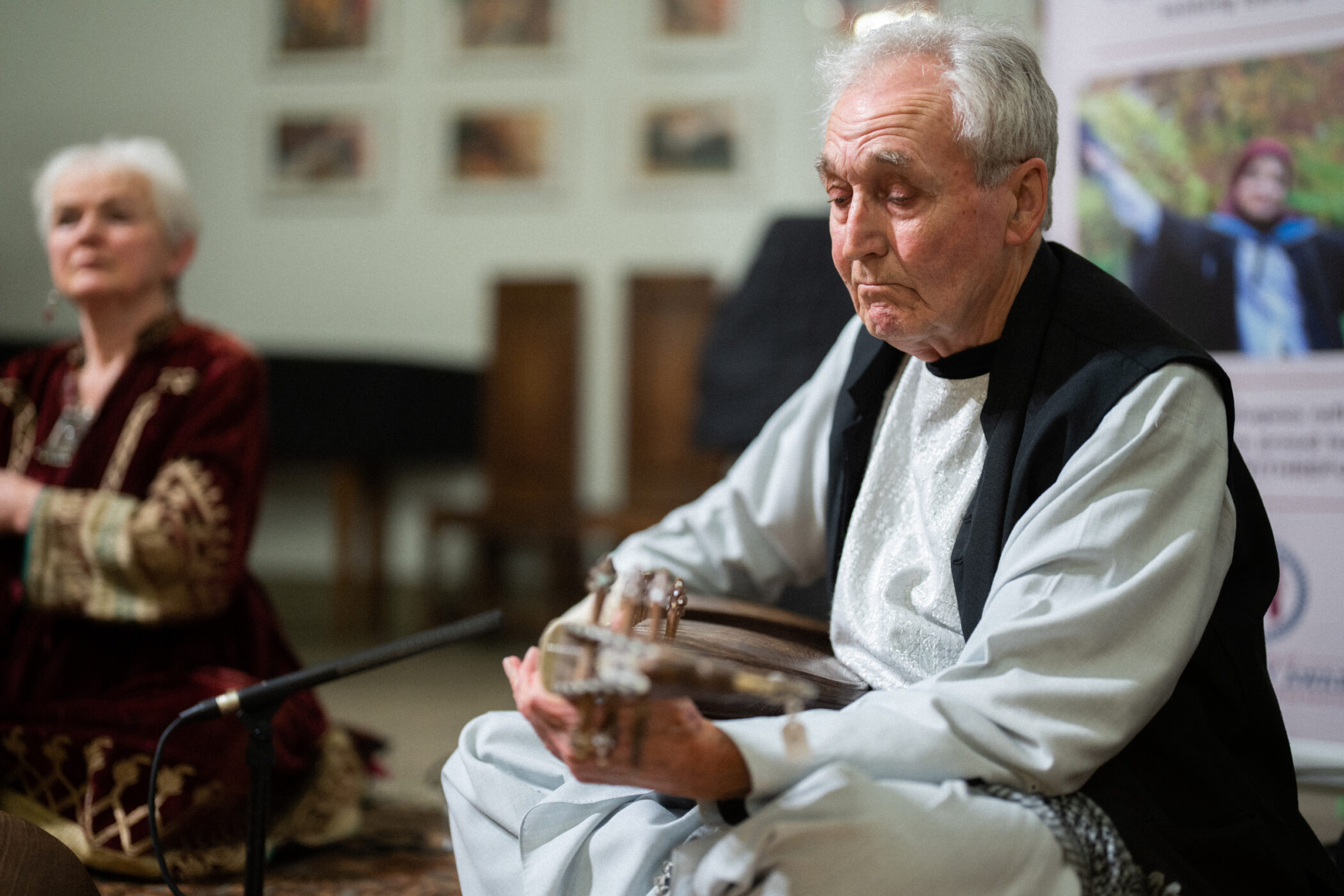 John Baily, Veronica Doubleday and Sulaiman Haqpana Afghan music concert