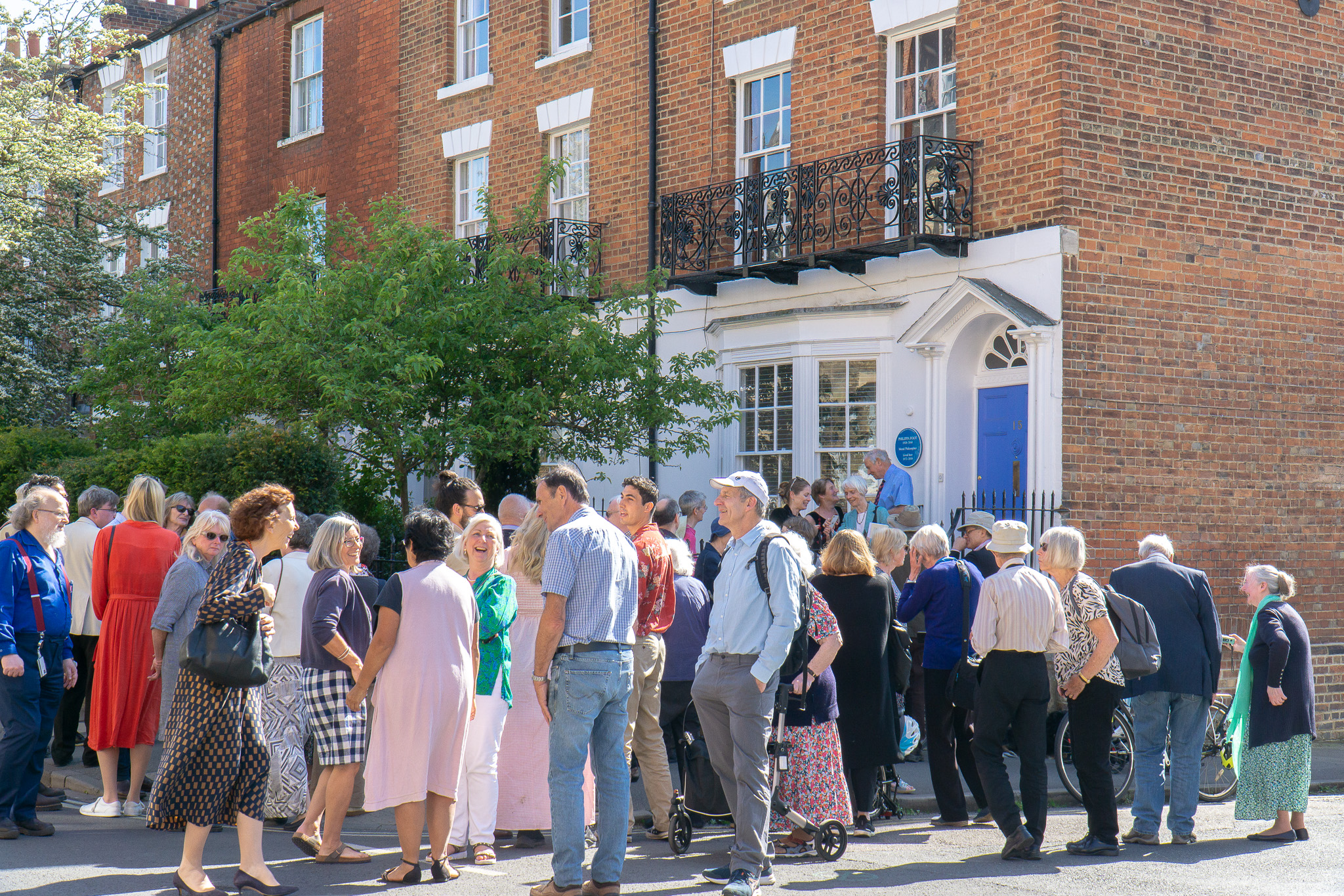 The House at 15 Walton Street, Plaque unveiled. Credit: Jack Evans