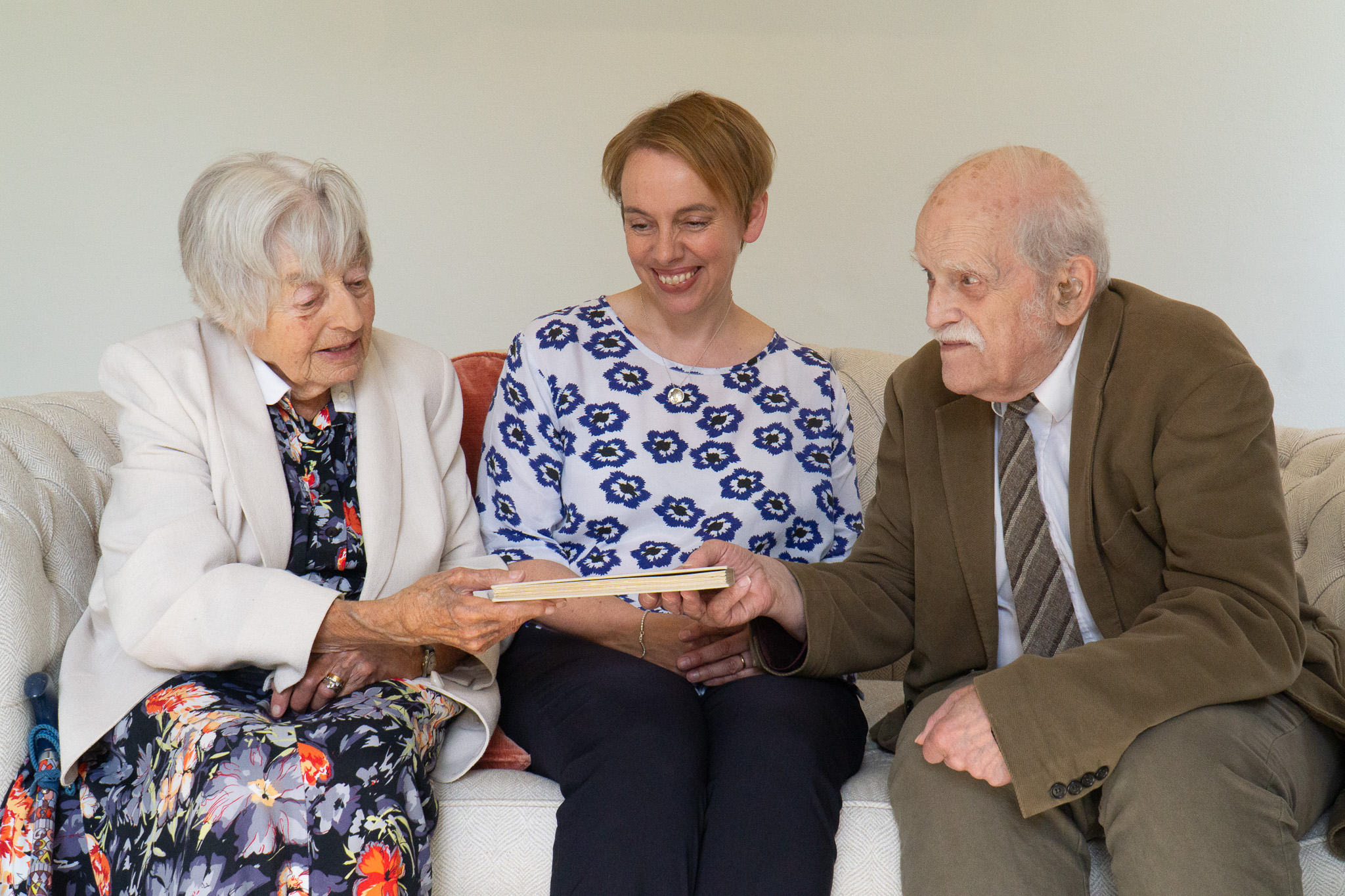 Patricia Owtram receives a copy of her republished DPhil thesis from the Malone Society. seventy years after the work was plagiarised by her supervisor Arthur Brown