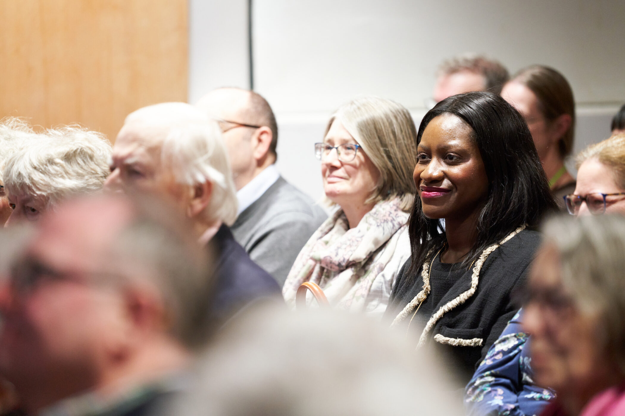 Honorary Fellow Afua Kyei (CFO of the Bank of England) at the Dorothy Hodgkin Memorial Lecture 2024