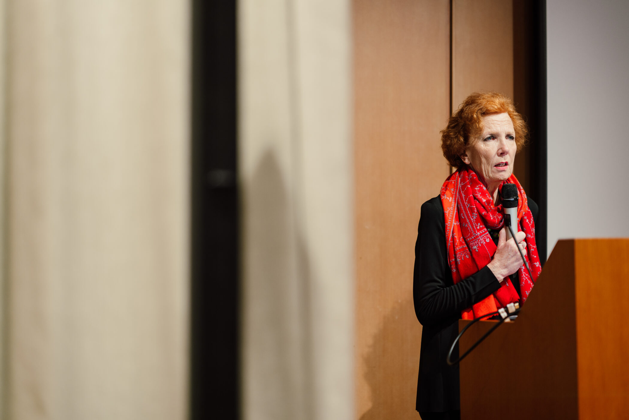 Baroness Jan Royall introduces the event