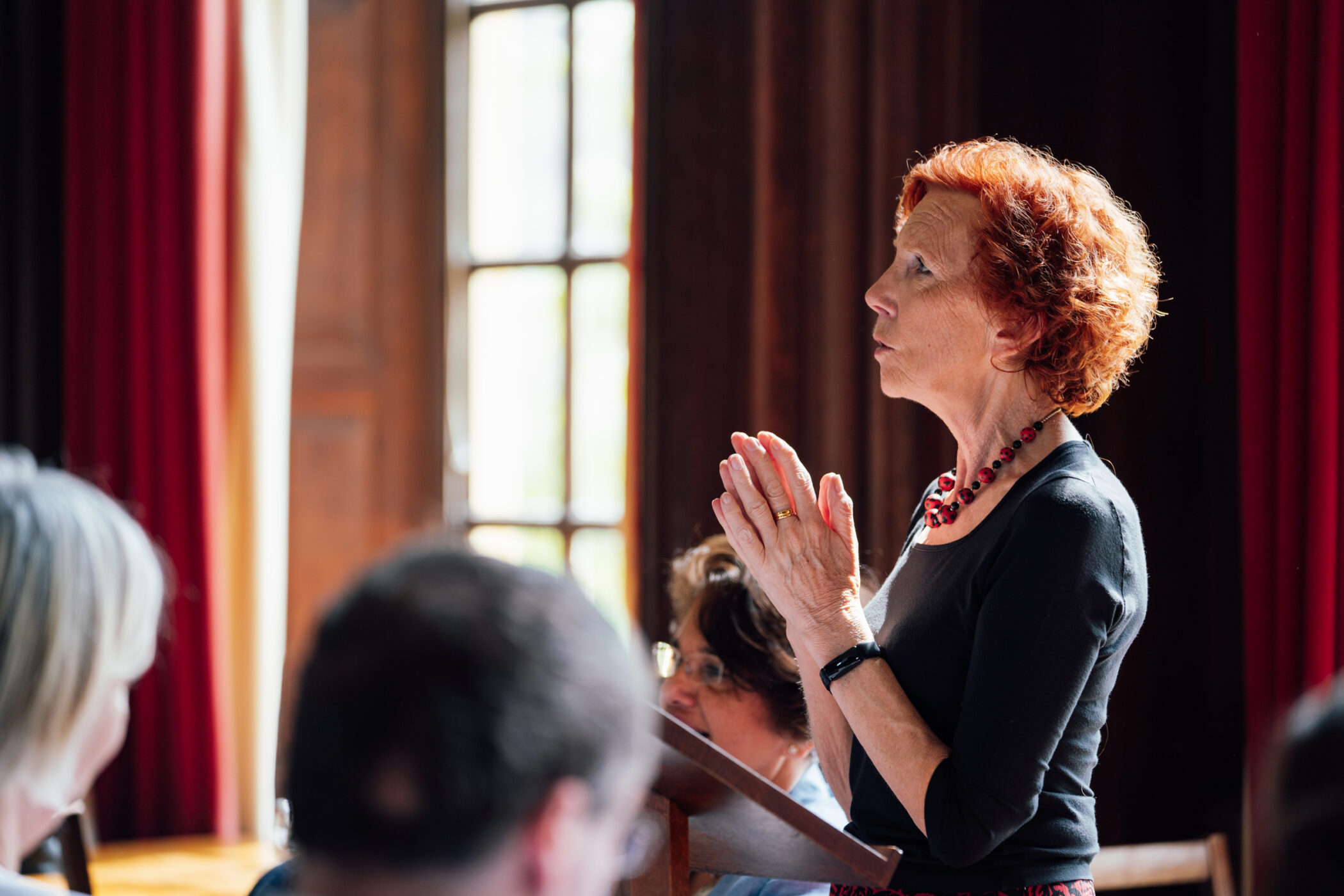 Principal Jan Royall speaks at the Penrose Society Luncheon 2024
