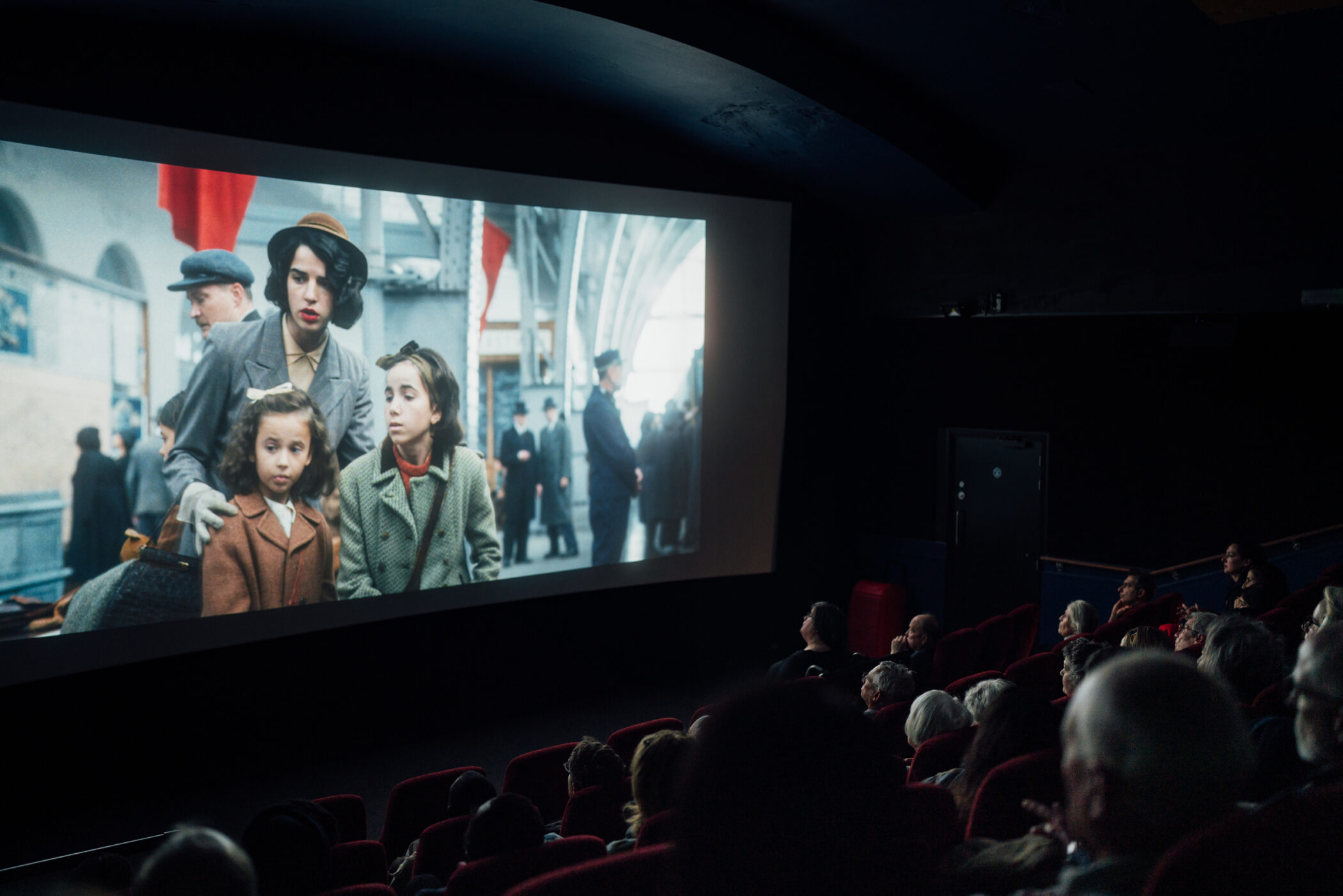 Somervillians and friends attend the One Life screening, June 2024
