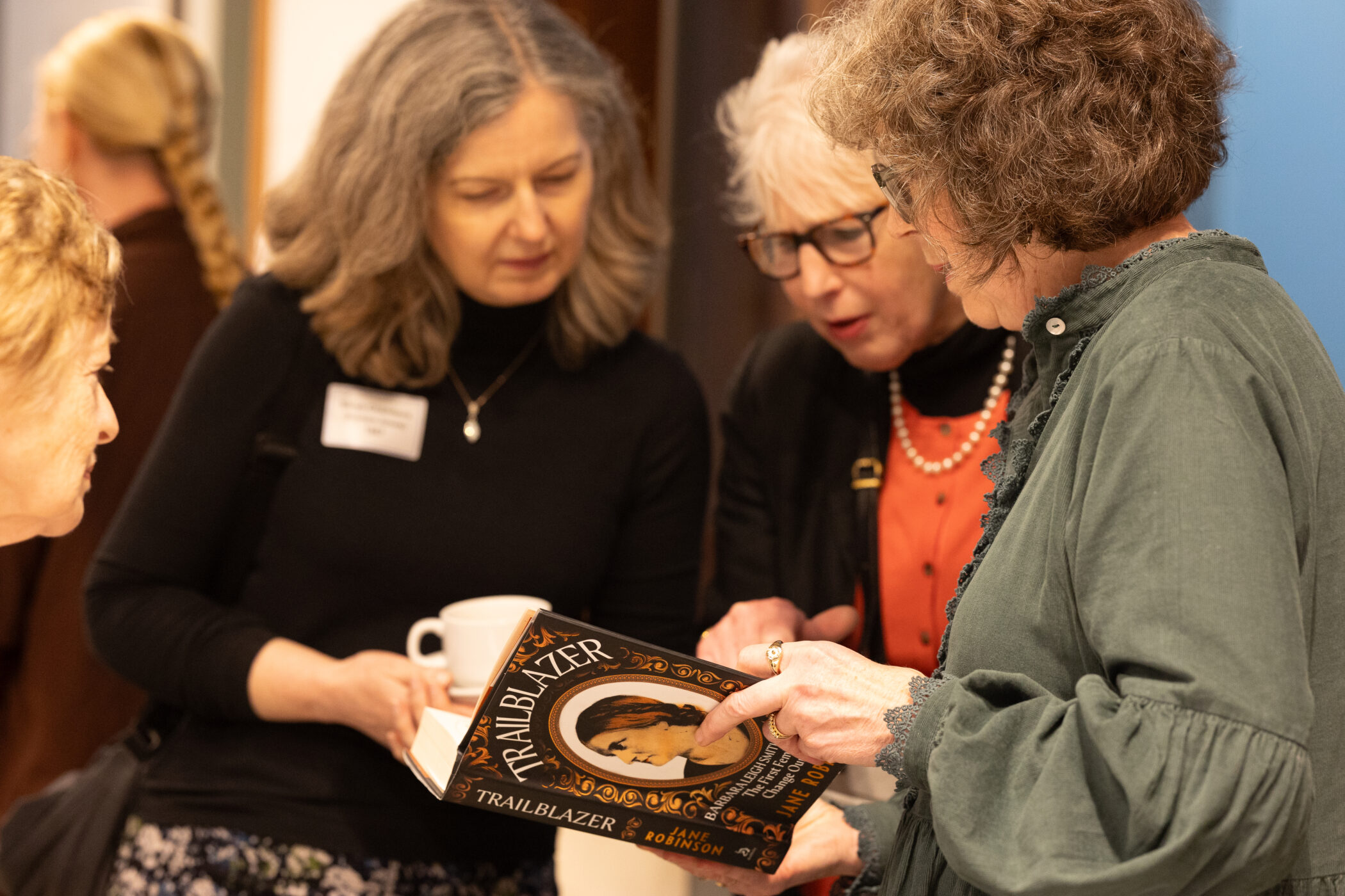 Our Senior Associate Jane Robinson with alumna at Somerville Creates