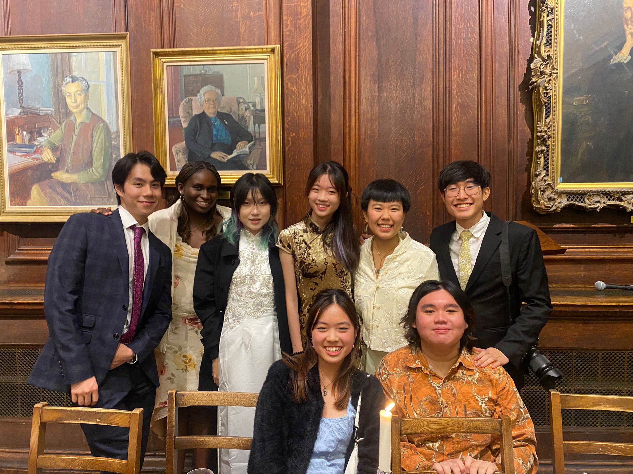 Students at this year's BAME formal dinner