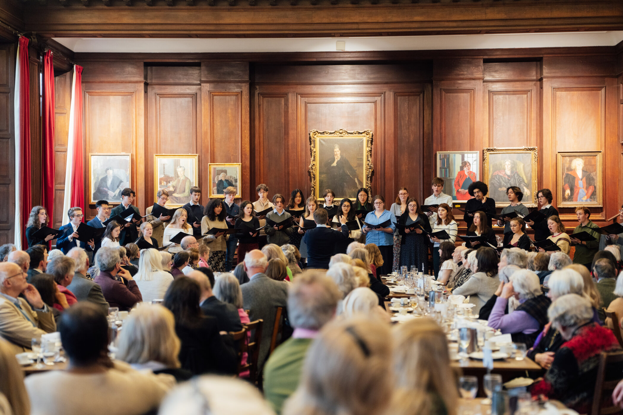 Somerville Choir perform at the Supporters' Lunch in February