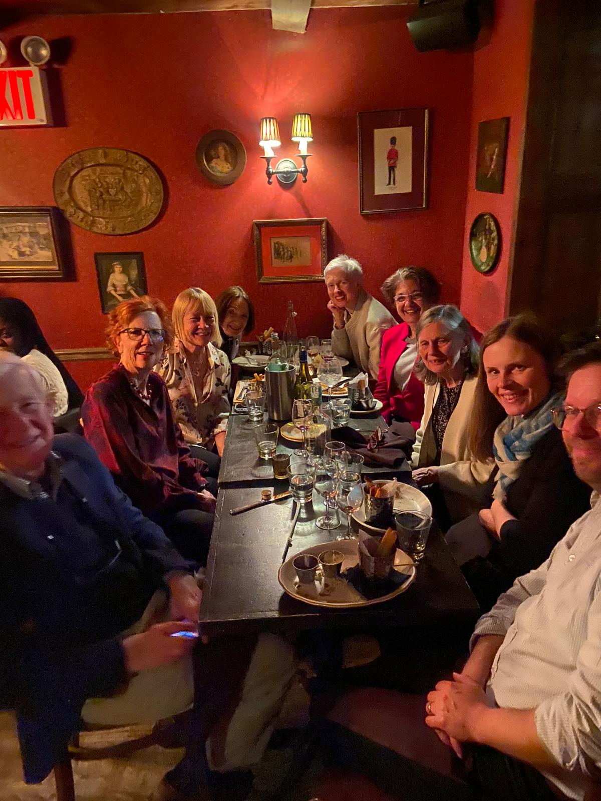 Sara and Jan with new York-based alumni