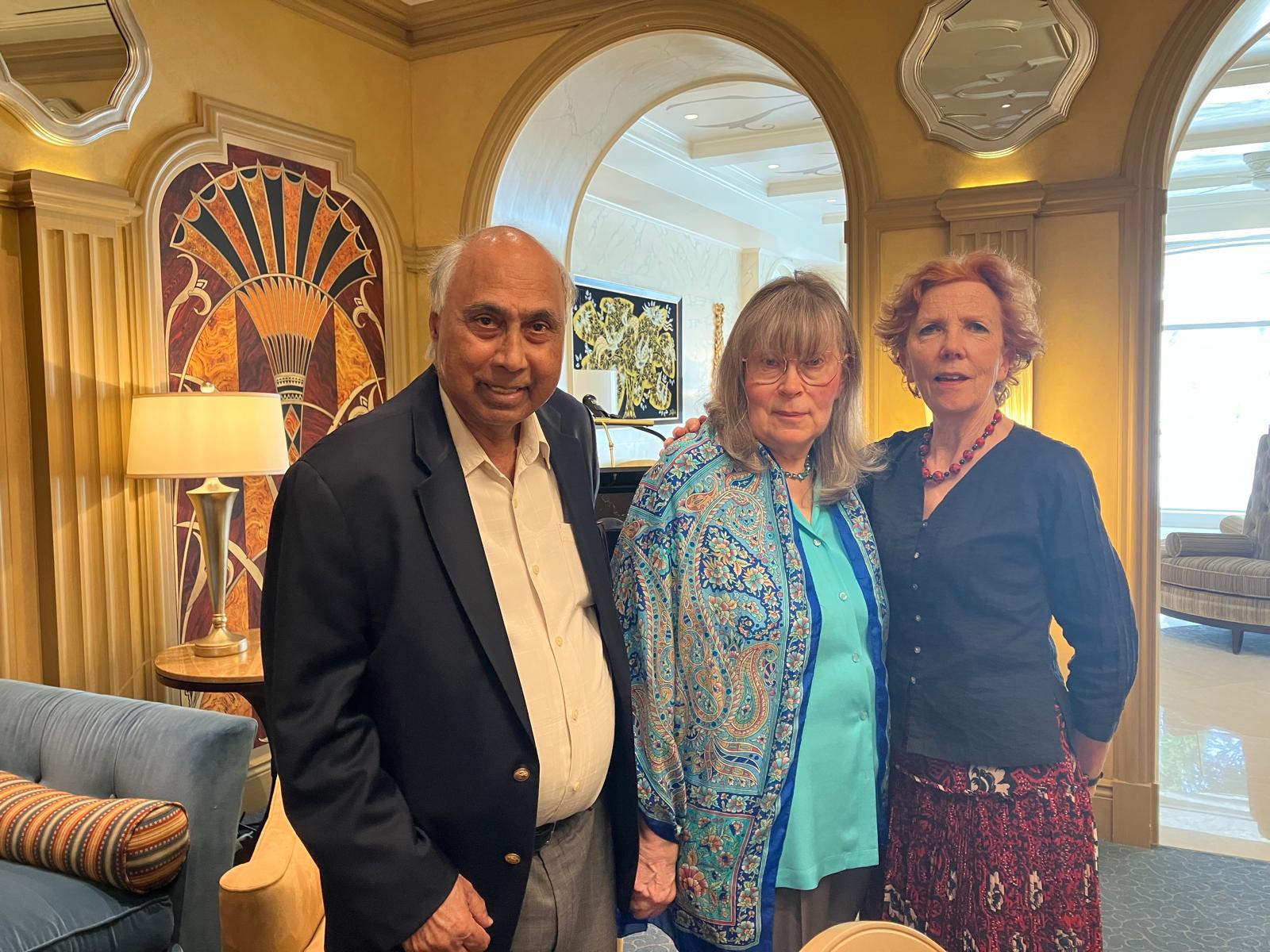 Jan with Frank Islam and Debbie Driesman