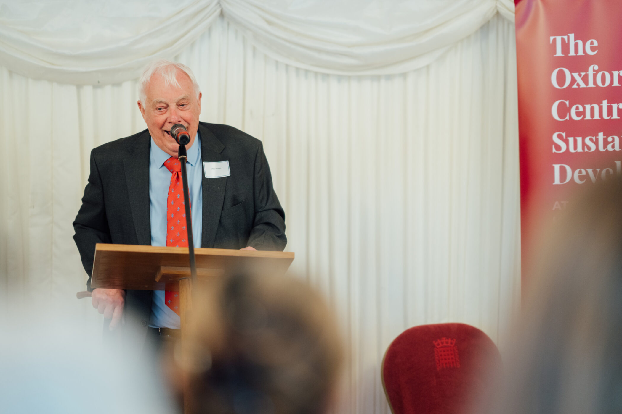 Lord Patten speaks about Jan
