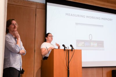 Giuseppe and Andrea present at the recent Making Memories event