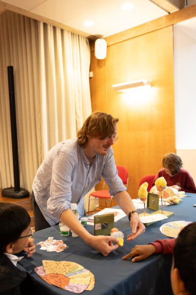 Giuseppe running the most recent Making Memories event