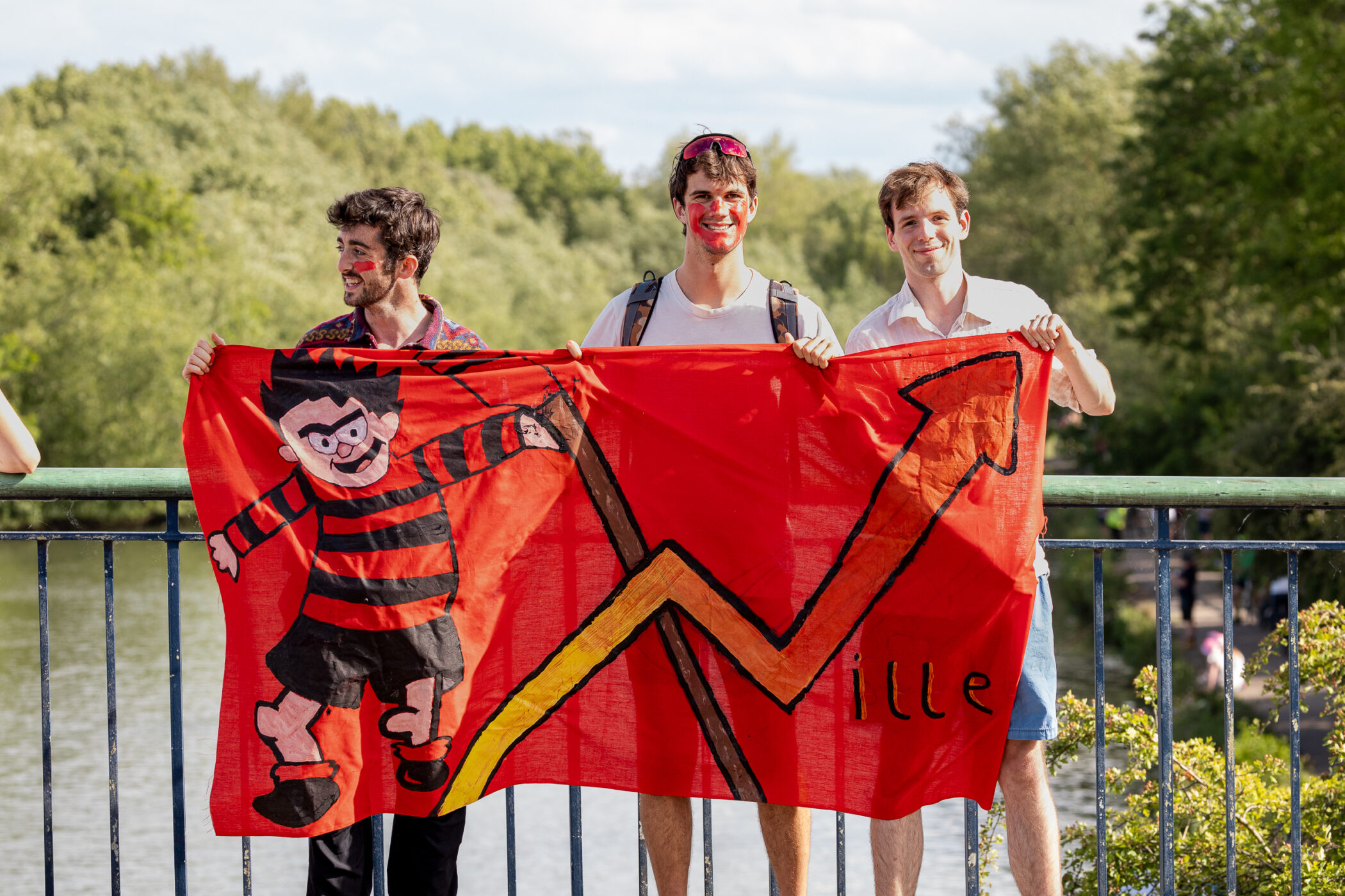 Supporters in Somerville's red and black (Lauren Hazel Photos)