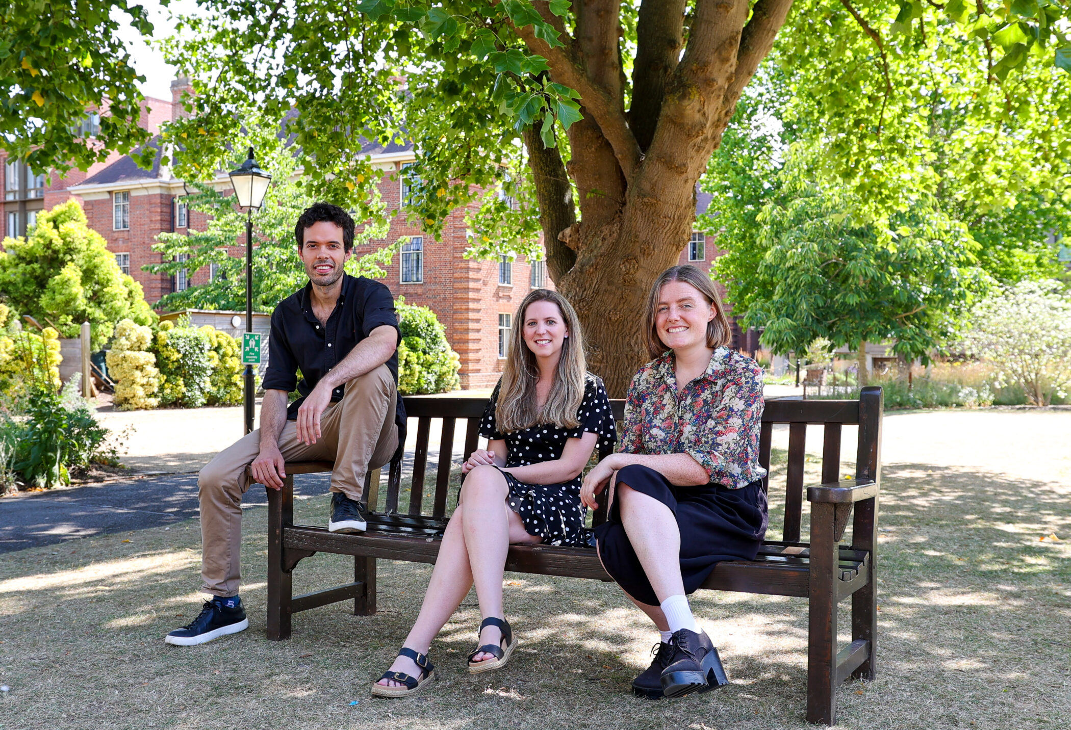 Somerville graduate-entry medics Daniel, Frances and Caitlin, all of whom have secured prestigious Foulkes Foundation Fellowships