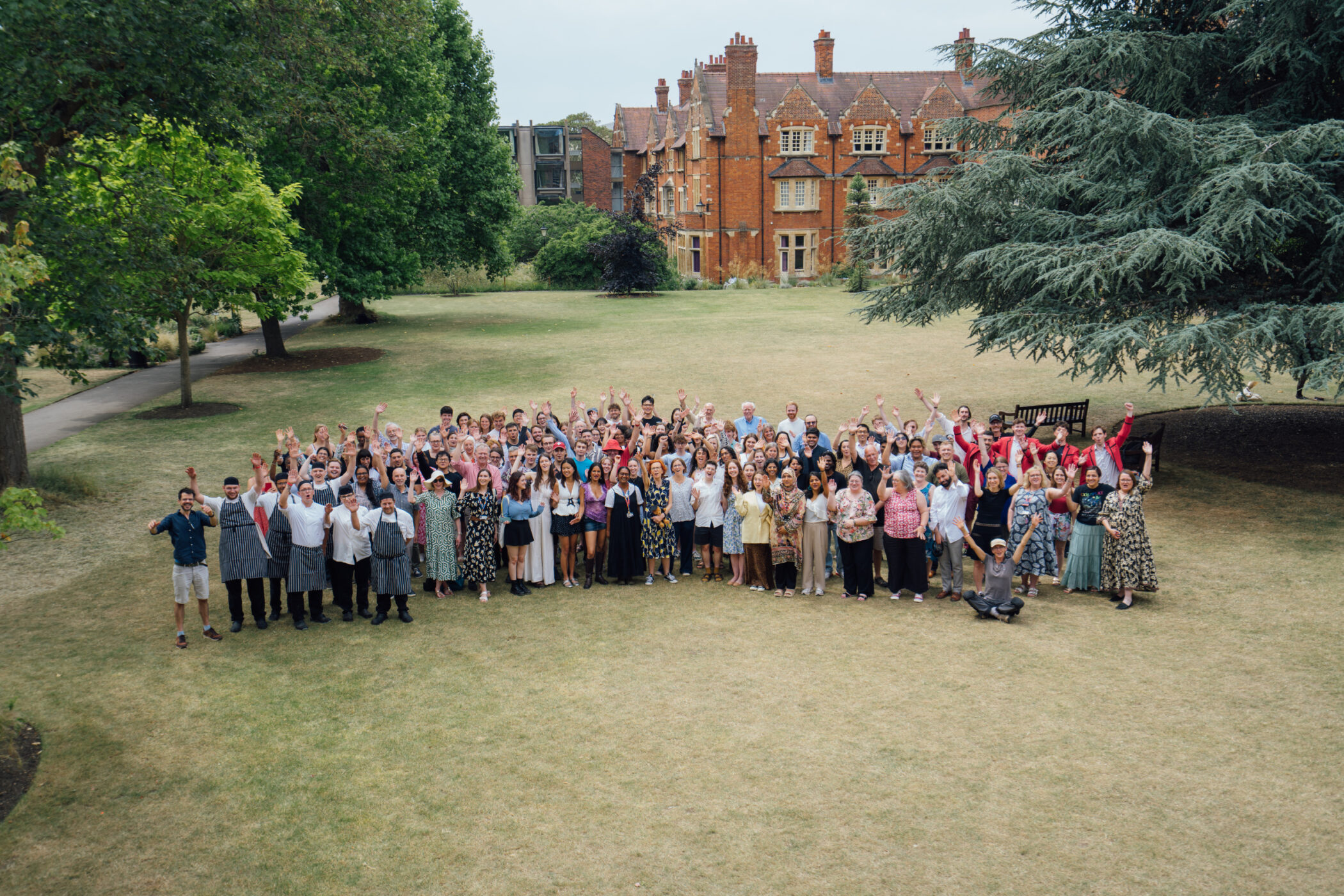 Fellows, students and staff gather bid a fond farewell to outgoing Principal Jan Royall