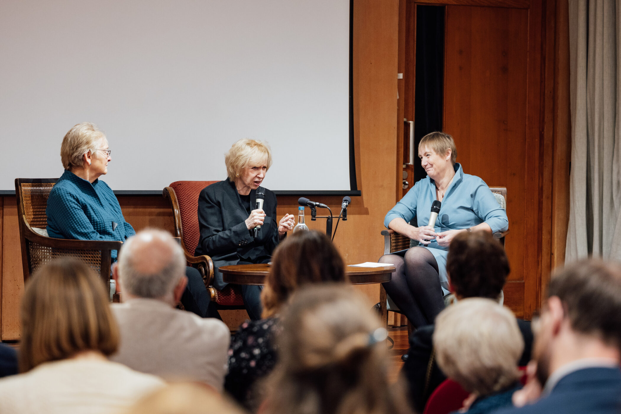 The panellists take to the stage