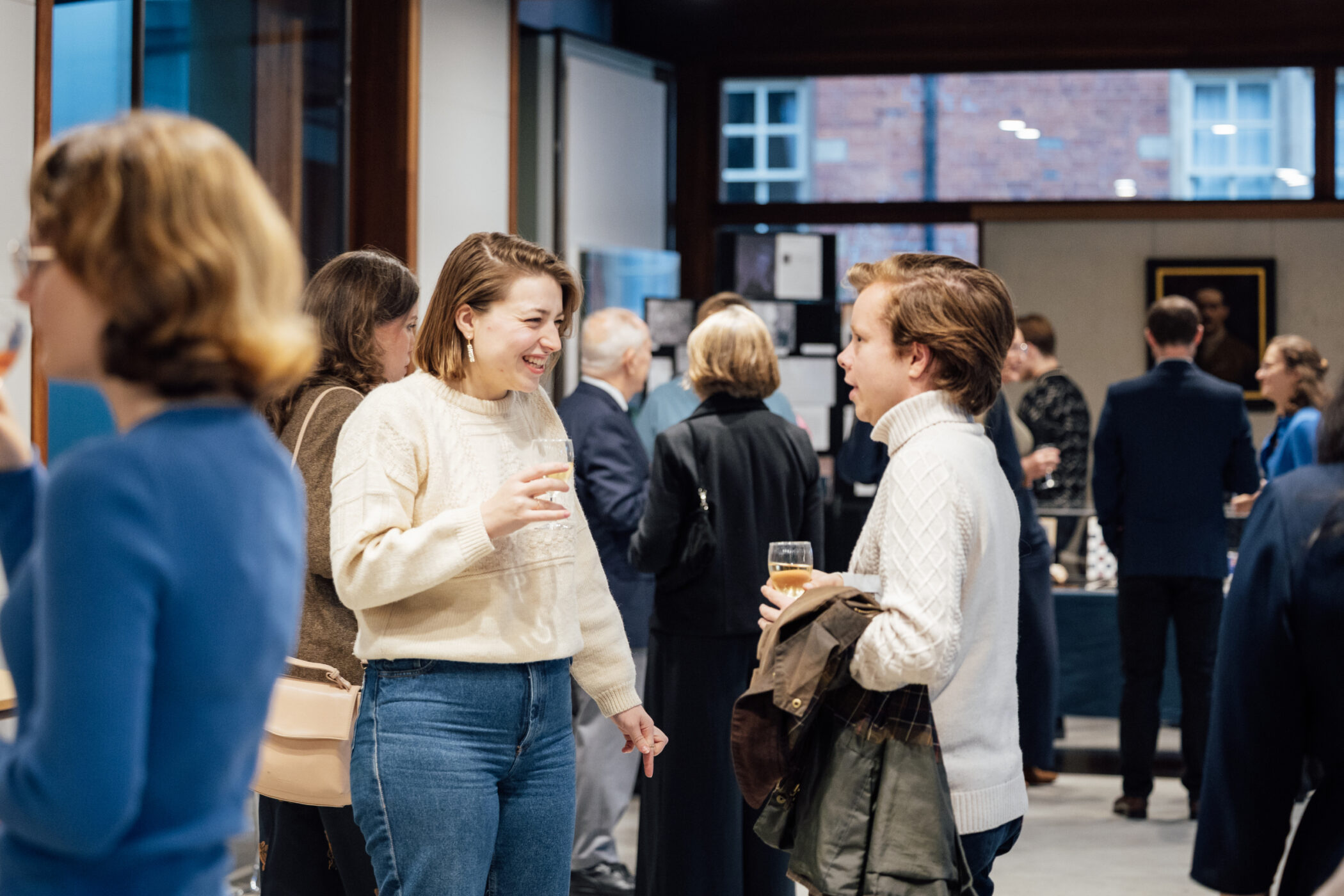 Guests at the reception