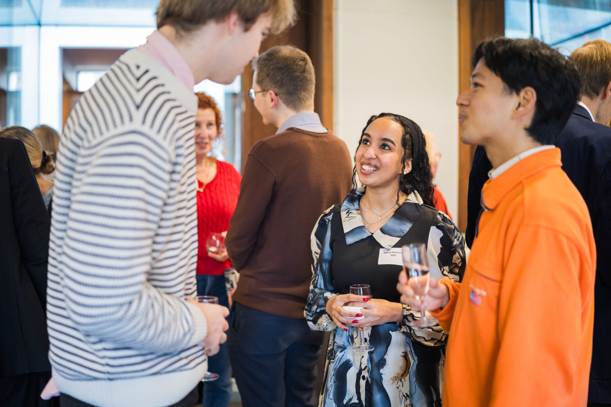 Somerville students Thomas, Zainab and Guan at our Supporters' Lunch 2026