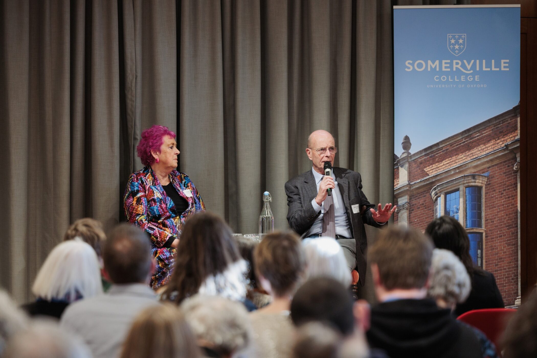 Gill Bennett OBE (1969, History) and Sir John Scarlett KCMG in conversation