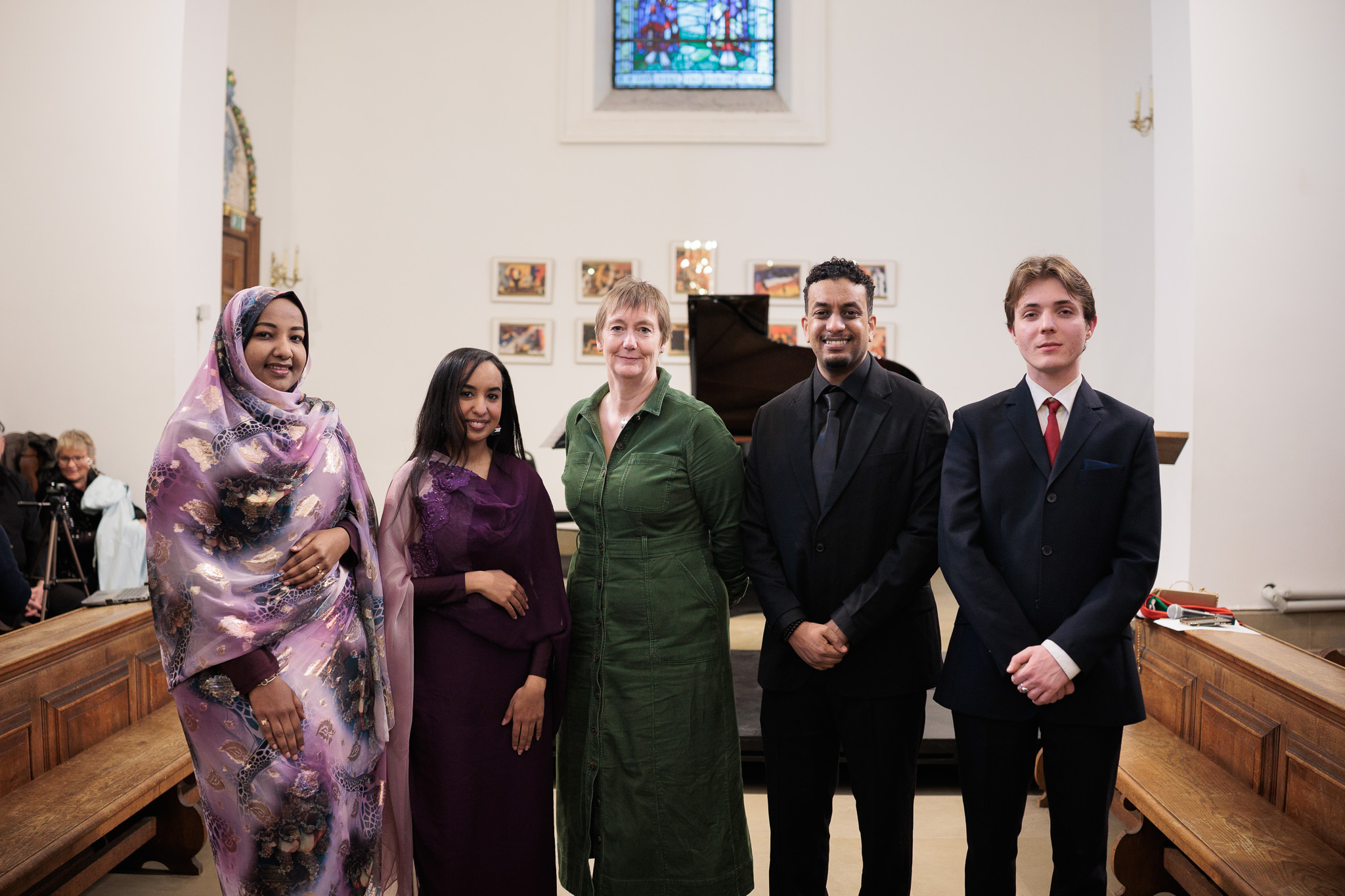 The Sanctuary Scholars with Principal Catherine Royle