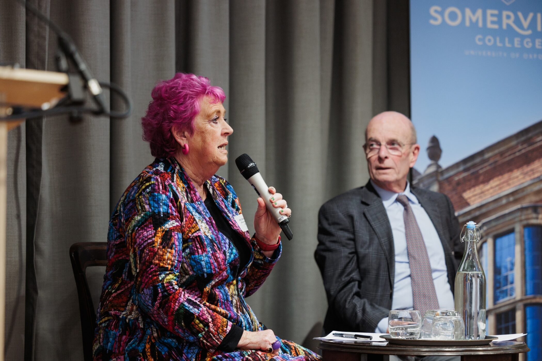 Gill Bennett OBE (1969, History) and Sir John Scarlett KCMG in conversation