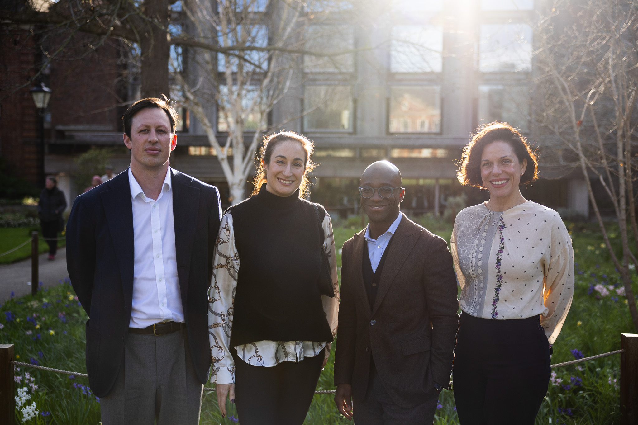 Alexander Staritt (2004, History and Modern Languages), Maria Mavridoglou (2005, Classics), Sam Gyimah (1995, PPE) and Nicky Black (LMH, 1997, Social Sciences)