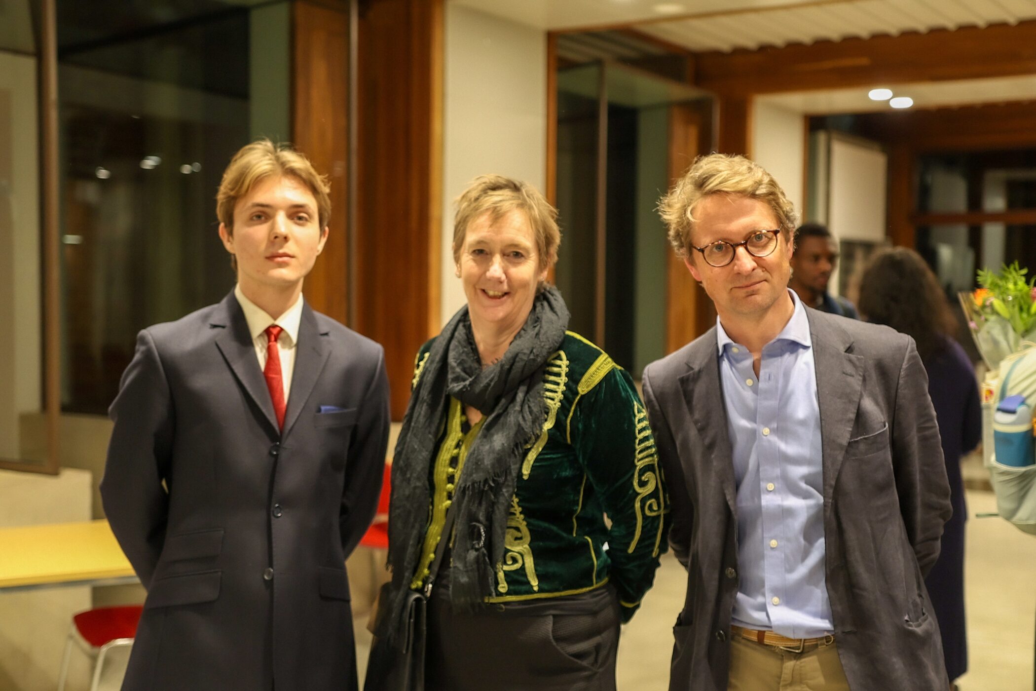 Nikita Vorobiov, Principal Catherine Royle and Arthur Snell