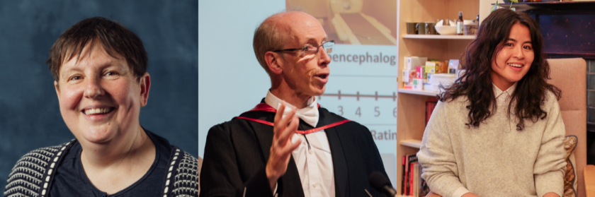 Professors Emma Smith, Colin Phillips and Samantha Sebastian