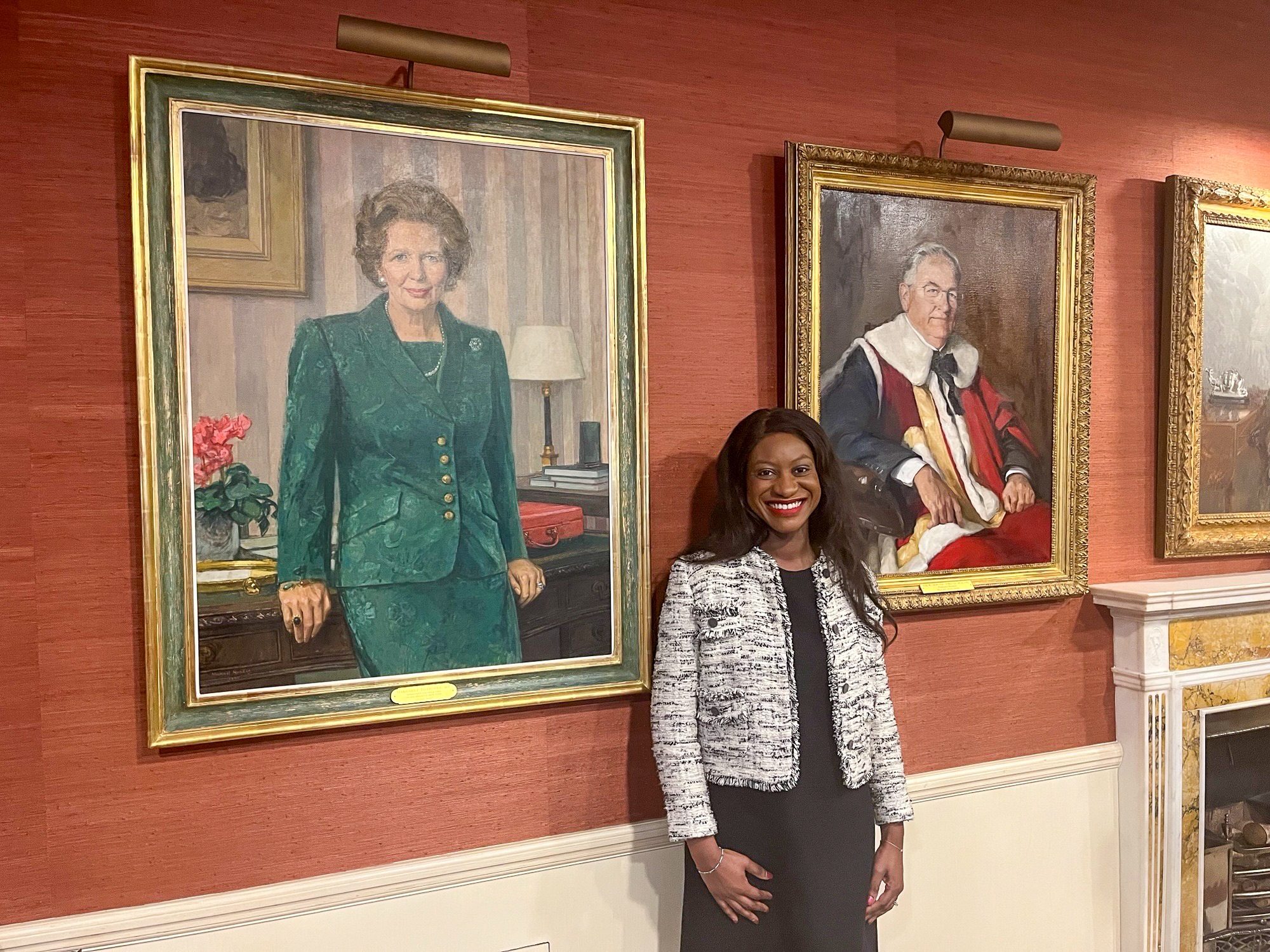 Afua pictured alongside former inductees to the Grocers