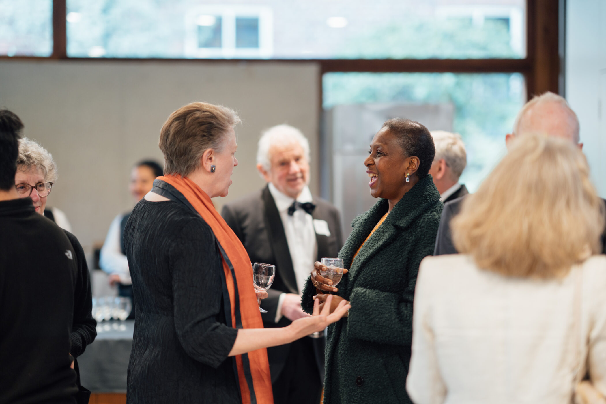 Guests at the reception