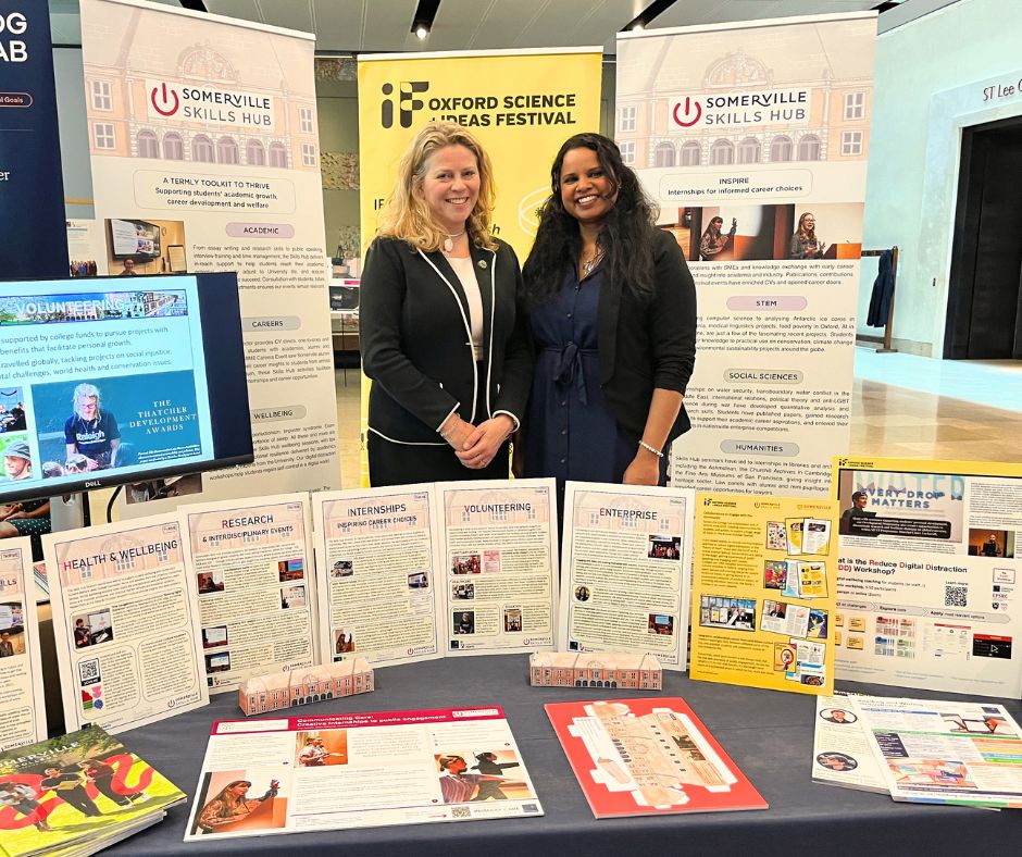 Claire Cockcroft with Skills Hubs at the Vice-Chancellor’s Awards showcase