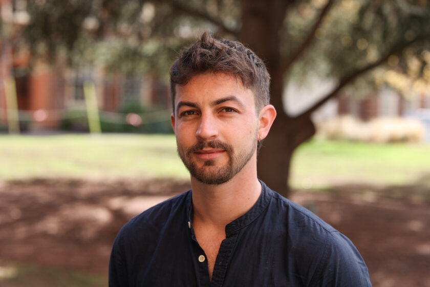 Dr Kieran Brown on the Somerville Quad, 2026
